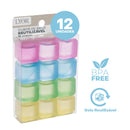 Conjunto 12 Cubos de Gelo Reutilizável de Plástico Colorido 2,5cm - Lyor