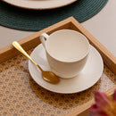 Conjunto 6 Colheres de Chá de Aço Inox Positano Dourado 12cm - Lyor