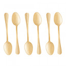 Faqueiro 24 Peças de Aço Inox Positano Dourado - Lyor
