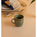 Caneca Raízes 170ml Verde Cerâmica - Wolff