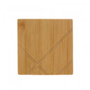 Saleiro Quadrado de Bambu com Tampa 9cm x 9cm x 7cm - Lyor