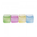 Conjunto 12 Cubos de Gelo Reutilizável de Plástico Colorido 2,5cm - Lyor