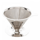 Filtro para Café de Aço Inox Nº102 14,5cm x 9cm - Lyor