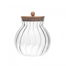 Porta Mantimentos de Vidro com Tampa de Bambu Classic 450ml - Wolff