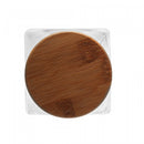 Porta Mantimento de Vidro Borossilicato com Tampa de Bambu 500ml - Wolff
