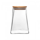 Porta Mantimento de Vidro Borossilicato com Tampa de Bambu 750ml - Wolff