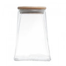 Porta Mantimento de Vidro Borossilicato com Tampa de Bambu 880ml - Wolff