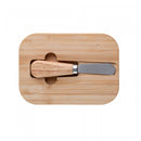 Manteigueira com Espátula e Tampa de Bambu Basic 15cm x 11cm x 5cm Vidro – Wolff