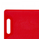 Placa de Corte com Canaleta 35cm x 25cm x 1,2cm Vermelha Polietileno - Rojemac Profissional