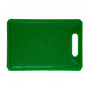 Placa de Corte com Canaleta 35cm x 25cm x 1,2cm Verde Polietileno - Rojemac Profissional
