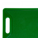 Placa de Corte com Canaleta 35cm x 25cm x 1,2cm Verde Polietileno - Rojemac Profissional