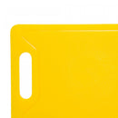 Placa de Corte com Canaleta 35cm x 25cm x 1,2cm Amarela Polietileno - Rojemac Profissional
