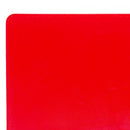 Placa de Corte 50cm x 30cm x 1,5cm Vermelha Polietileno - Rojemac Profissional