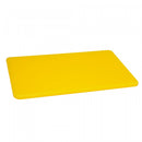 Placa de Corte 50cm x 30cm x 1,5cm Amarela Polietileno - Rojemac Profissional