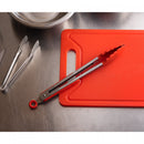 Pegador com ponta de Silicone 35cm Vermelho Aço Inox - Rojemac Profissional