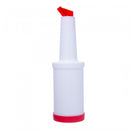 Frasco Pourer 1L Vermelho Plástico - Rojemac Profissional