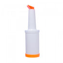 Frasco Pourer 1L Laranja Plástico - Rojemac Profissional
