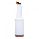 Frasco Pourer 1L Marrom Plástico - Rojemac Profissional