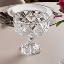 Centro de Mesa Petit Deli Diamond com Pé 14cm x 14,5cm x 15cm Cristal - Lyor