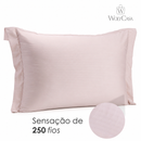 Fronha Brisa 50cm x 70cm Toque 200 Fios Rosa Microfibra - Lyor