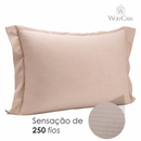 Fronha Brisa 50cm x 70cm Toque 200 Fios Bege Microfibra - Lyor