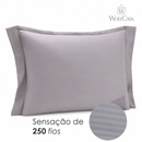 Fronha Brisa 50cm x 70cm Toque 200 Fios Cinza Microfibra - Lyor
