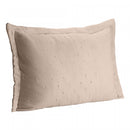 Porta Travesseiro Matelassê Saphira 50cm x 70cm Toque 300 Fios Bege Microfibra - Lyor