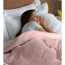 Edredom Saphira King Toque 300 Fios Rosa Microfibra - Lyor
