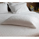 Colcha Matelassê Saphira Casal e 2 Porta Travesseiros Toque 300 Fios Branco Microfibra - Lyor