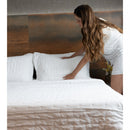 Colcha Matelassê Saphira Casal e 2 Porta Travesseiros Toque 300 Fios Branco Microfibra - Lyor