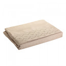 Jogo de Cama Bordado Queen Belle Maison Bege Microfibra - Lyor