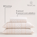 Jogo de Cama Casal Essencial Serenata Toque 250 Fios Microfibra - Lyor