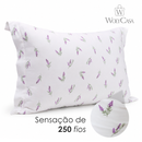 Porta Travesseiro Essencial Lavanda 50cm x 70cm Toque 250 Fios Microfibra - Lyor