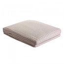 Colcha Matelassê Quadrat Queen com 2 Porta Travesseiros Rosa Microfibra - Lyor