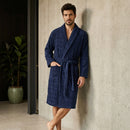 Roupão Masculino Shelter M Azul Marinho Microfibra - Wolff