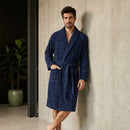 Roupão Masculino Shelter GG Azul Marinho Microfibra - Wolff