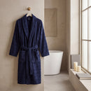Roupão Masculino Shelter G1 Azul Marinho Microfibra - Wolff