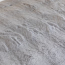 Edredom Lush King Efeito Pele de Coelho Cinza Microfibra - Lyor