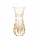 Vaso de Cristal Lys Âmbar Metalizado 6cm x 15cm - Wolff