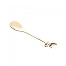 Conjunto 4 Colheres de Chá de Aço Inox Leaves Dourado - Wolff