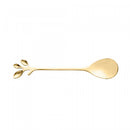 Conjunto 4 Colheres de Chá de Aço Inox Leaves Dourado - Wolff