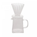 Cafeteira e Suporte para Filtro de Vidro Borossilicato 500ml - Wolff