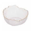 Bowl de Cristal Martelado com Borda Dourada Taj 13cm x 6,5cm - Wolff