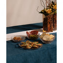 Bowl de Cristal Martelado com Borda Dourada Taj 13cm x 6,5cm - Wolff