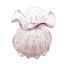 Vaso de Vidro Italy Rosa Claro 10cm x 11cm - Wolff