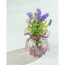 Vaso de Vidro Italy Rosa Claro 10cm x 11cm - Wolff