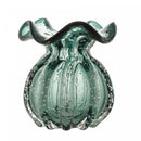 Vaso de Vidro Italy Verde Esmeralda 10cm x 11cm - Wolff