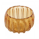 Centro de Mesa de Vidro Italy Âmbar 22CM X 22CM X 14,5CM - Wolff