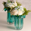 Vaso de Vidro Italy Verde Esmeralda 19cm x 24cm - Wolff