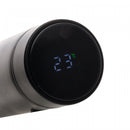 Garrafa Térmica de Aço Inox com Termômetro em LED Preta 500ml - Wolff